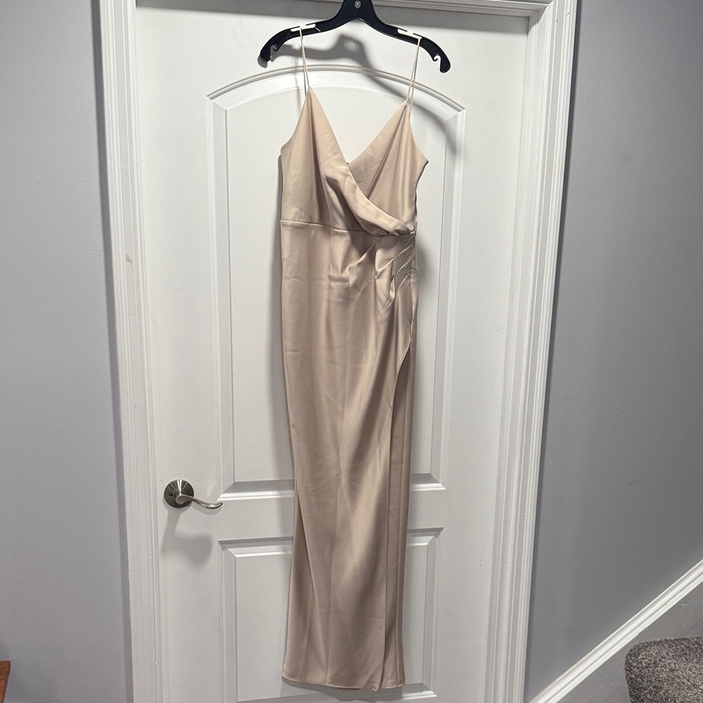 BHLDN Champagne Bridesmaids Dress